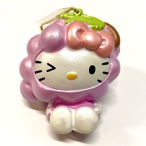 Hello Kitty Sanrio Grape Slow Rising Squishy 
Keychain